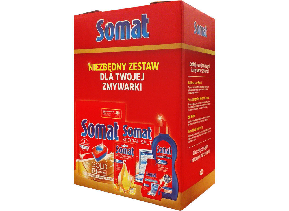 ZESTAW ŚRODKÓW DO ZMYWARKI SOMAT zestaw sklad zestawu czystosc konserwacja