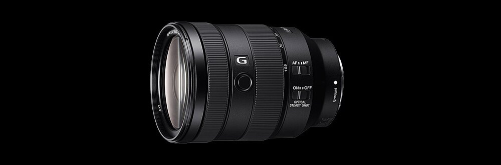Obiektyw SONY FE 24-105mm F-4.0 G OSS aparat zdjęcia ogniskowa zoom szkła optyka soczewki montaż bagnet af ostrość regulacja pierścienie