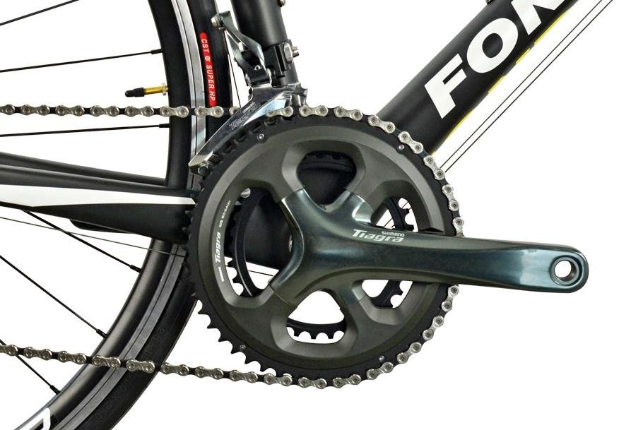 Rower szosowy FONDRIEST R30 M19 M Czarny - Korba