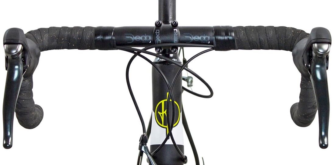 Rower szosowy FONDRIEST R30 M19 M Czarny - Kierownica