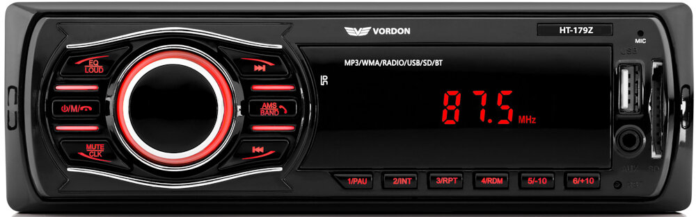 Radio samochodowe VORDON HT-179Z - bluetooth