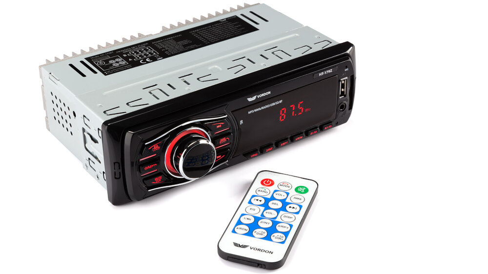 Radio samochodowe VORDON HT-179Z - design
