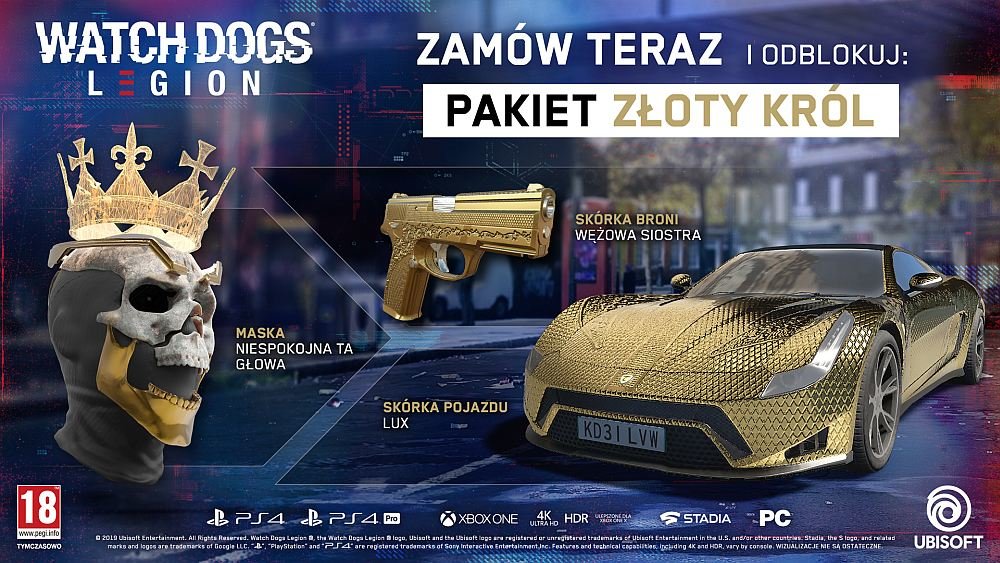 GRA WATCH DOGS LEGION przedsprzedaż