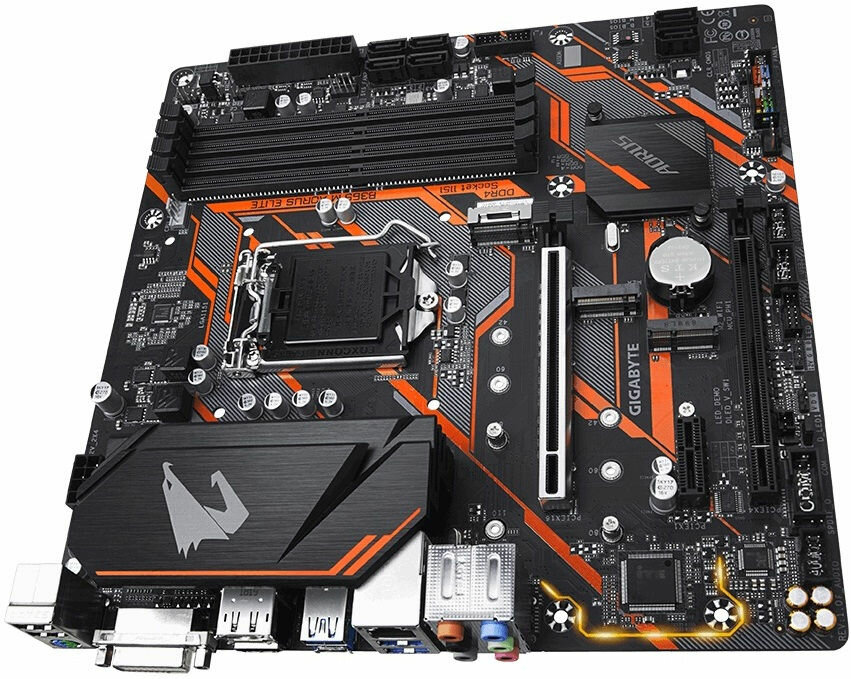 Płyta główna GIGABYTE B365 M Aorus Elite - innowacyjny układ chłodzenia Smart Fan 5 6 czujników temperatury