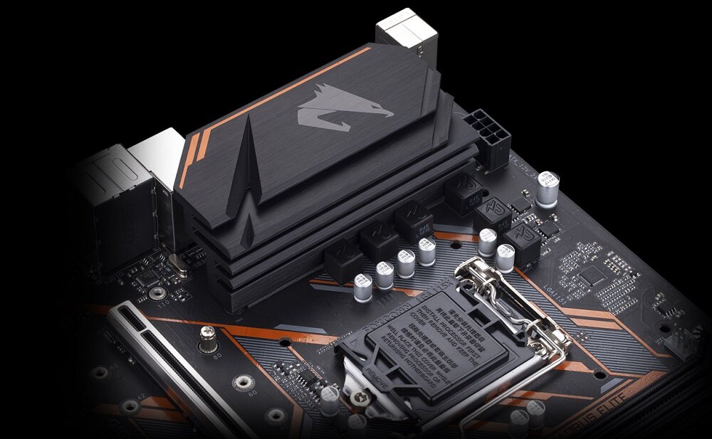 Płyta główna GIGABYTE B365 M Aorus Elite - oszczędzanie energii wysoka wydajność energetyczna BIOS CEC 2019