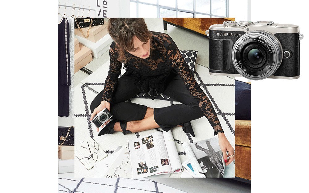 Aparat OLYMPUS E-PL9 ergonomia