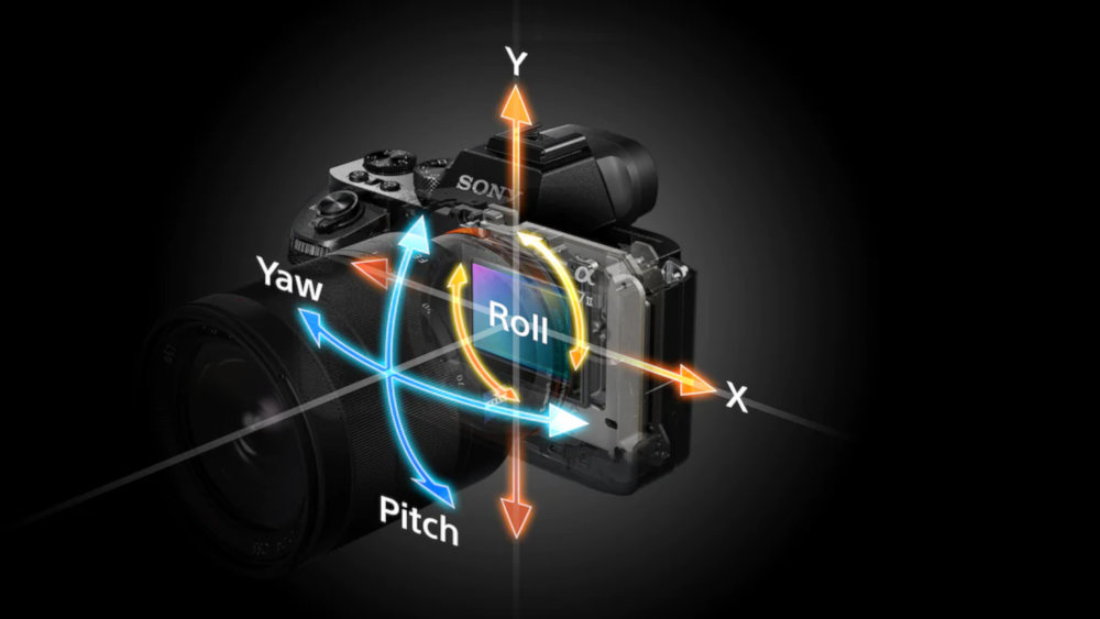 Aparat SONY Alpha A7R II - Stabilizacja