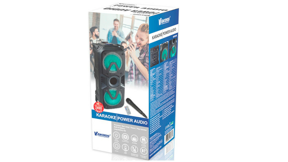 Power audio VAKOSS SP-2931BK  - bateria