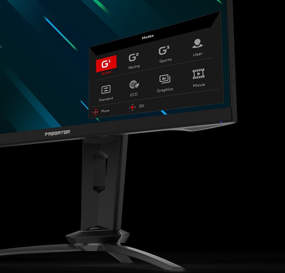 Monitor ACER Predator XN253Q Predator Gameview profile gry