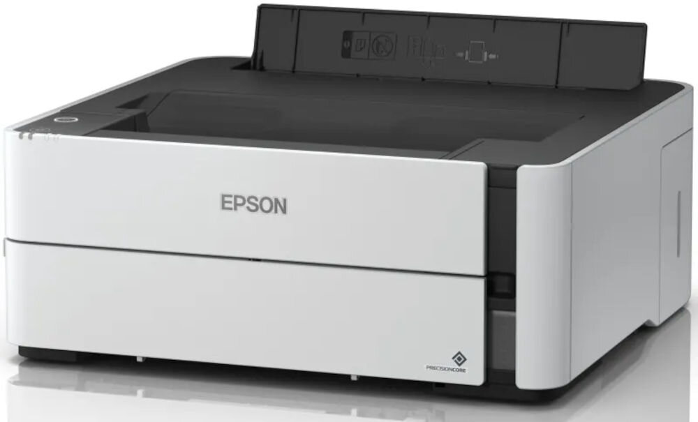 Drukarka EPSON EcoTank M1170 Automatyczny druk dwustronny, Wi-Fi prezentacja drukarki na białym tle - rzadka potrzeba uzupełniania atramentu wydajność