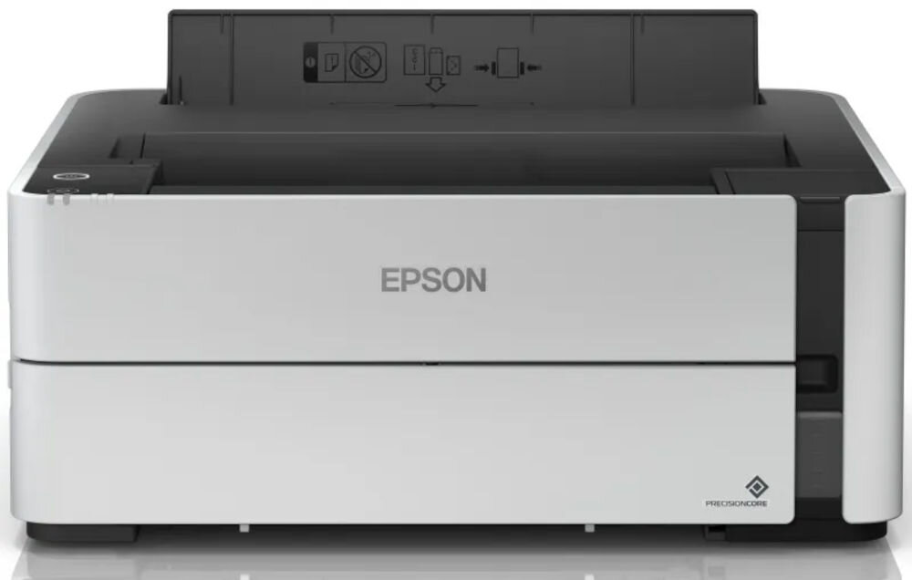 Drukarka EPSON EcoTank M1170 Automatyczny druk dwustronny, Wi-Fi prezentacja drukarki na białym tle – stabilne połączenie LAN dla środowisk biurowych