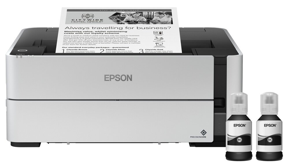 Drukarka EPSON EcoTank M1140 - szybko uzupełnisz atrament wygoda
