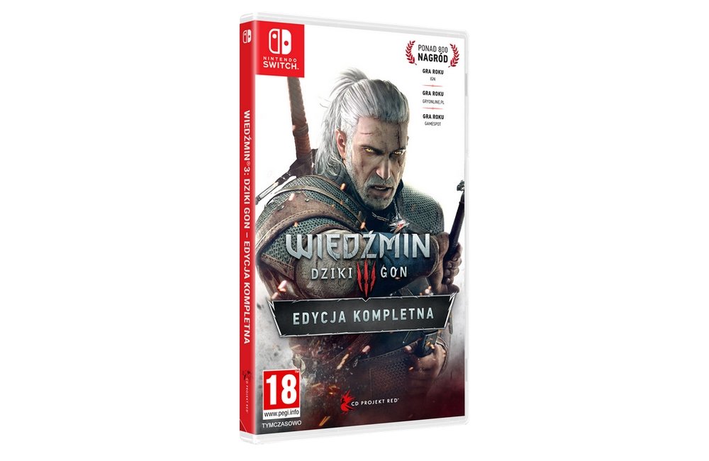 CDP wiedźmin 3 nintendo switch okładka