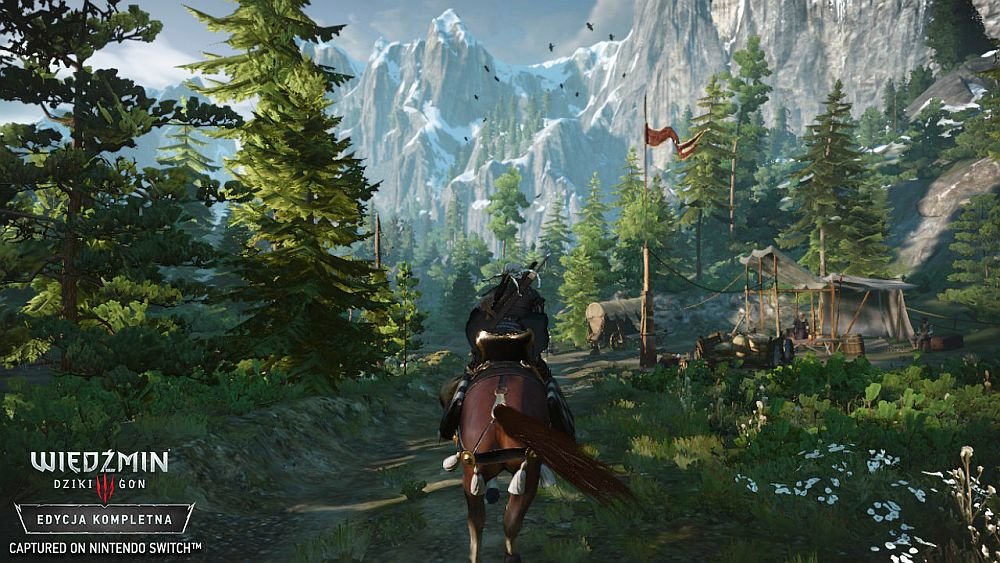 CDP wiedźmin 3 nintendo switch konsola screen