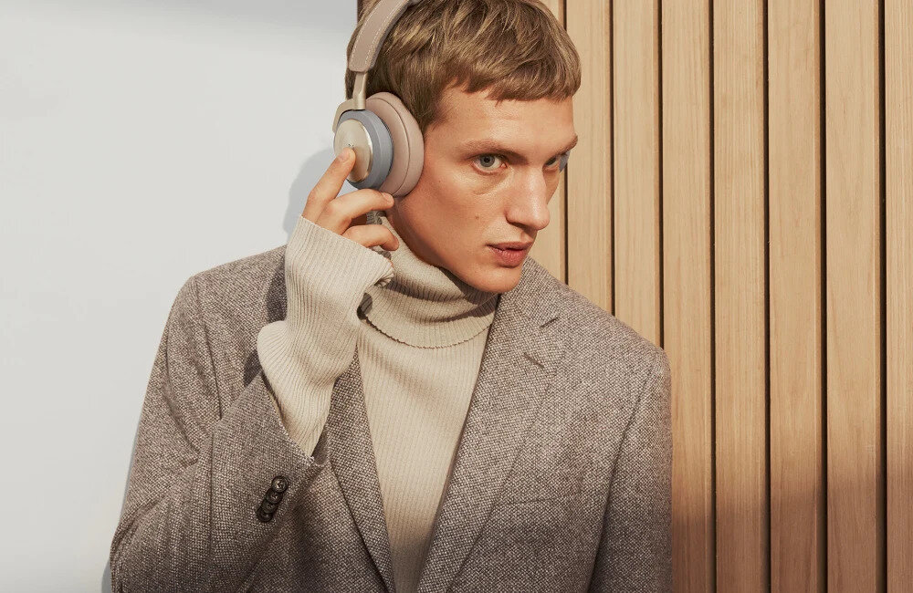 SŁUCHAWKI BLUETOOTH BANG&OLUFSEN BEOPLAY H9 NAUSZNE SZARO-ZŁOTE redukcja szumów akumulator czas działania