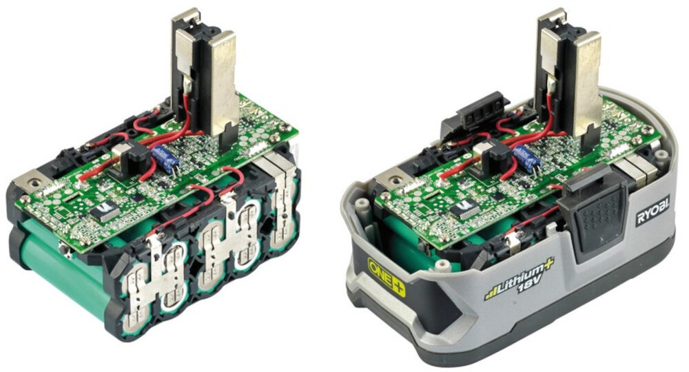 Akumulator RYOBI ONE+ Lithium+ RB18L40 technologia IntelliCelL wytrzymała konstrukcja