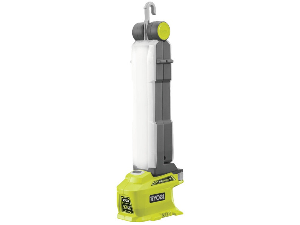 Lampa warsztatowa RYOBI R18ALF-0 do profesjonalnych zastosowań do domu w miejscach zaciemnionych i trudno dostępnych praktyczna i stabilna podstawa