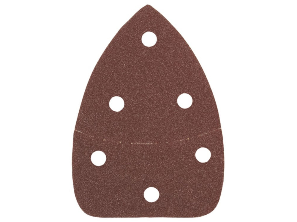 Papier ścierny RYOBI SCS10A1 10 sztuk papierów ściernych gradacja 60 80 120 pasuje do szlifierek ECS1214N i CCC1801M marki RYOBI różnorodność gradacji różne etapy szlifowania mocowanie na rzep