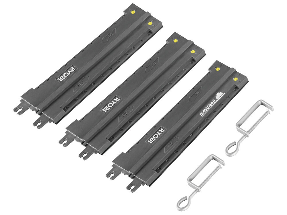 Prowadnica RYOBI RAK03SR w zestawie 3 prowadnice 2 zaciski instrukcja obsługi w języku polskim karta gwarancyjna