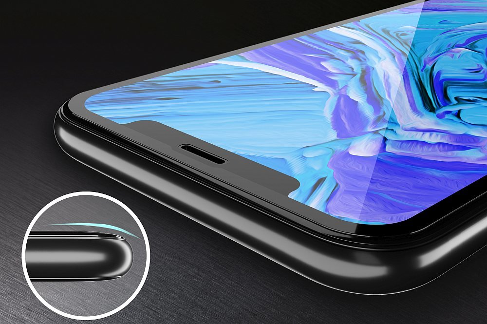 Szkło hartowane THOR Edge to Edge/Full Screen z aplikatorem do iPhone X/XS