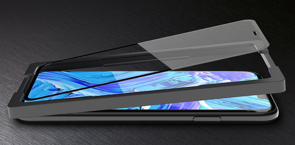 Szkło hartowane THOR Edge to Edge/Full Screen z aplikatorem do iPhone XR