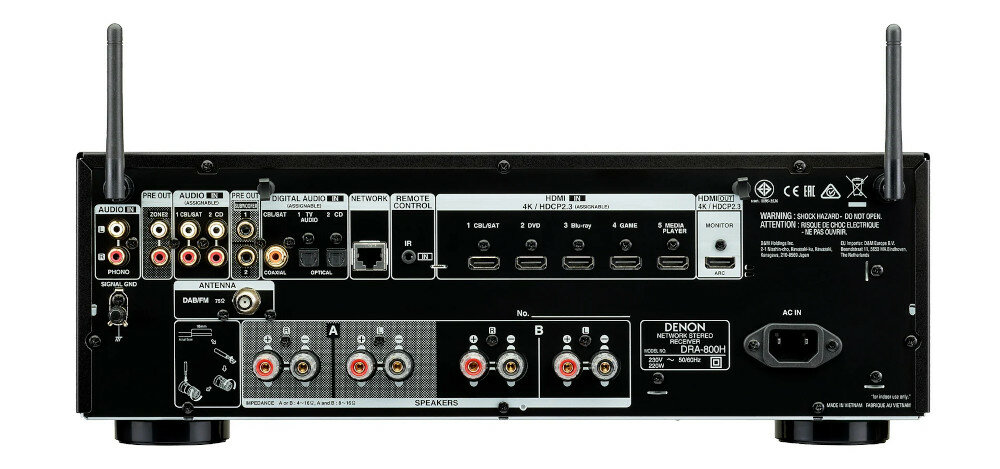 Amplituner DENON DRA-800H - hdmi