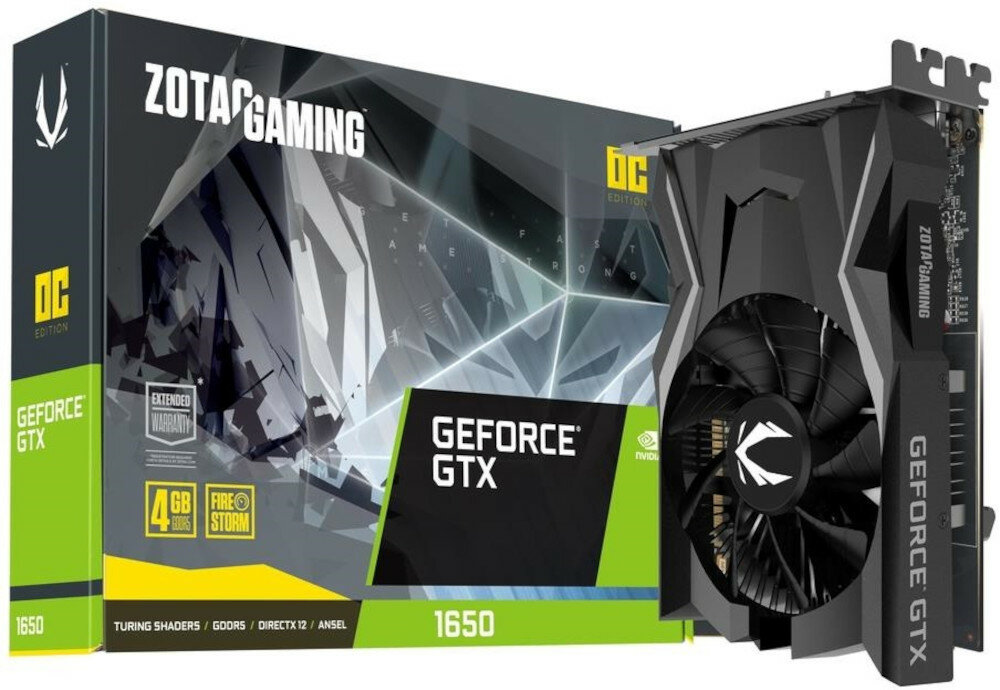 Karta graficzna ZOTAC GeForce GTX 1650 Gaming OC 4GB pamięć wrażenia