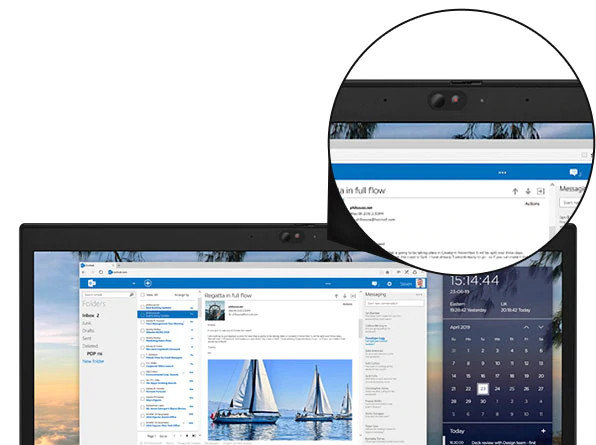 Laptop LENOVO ThinkPad T490 - ThinkShutter 