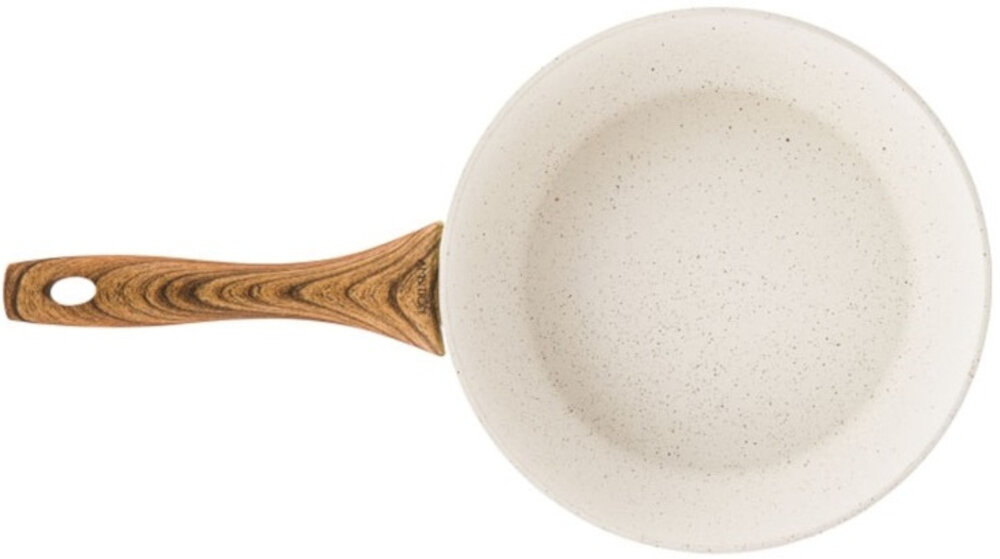 Patelnia AMBITION Nature 20 cm powloka nieprzywierajaca raczki soft touch