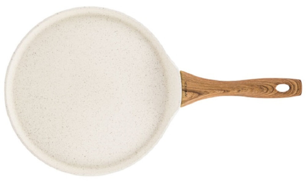 Patelnia AMBITION Nature 28 cm powloka nieprzywierajaca raczki soft touch