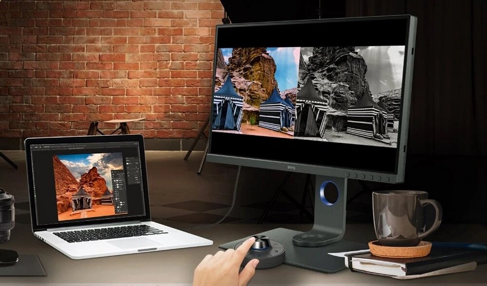 Monitor BENQ SW270C Intuicyjne wzornictwo na rzecz optymalnej pracy