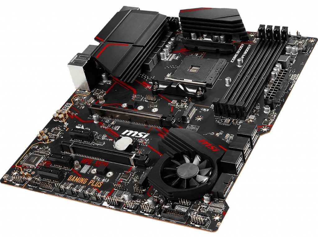 Płyta główna MSI MPG X570 Gaming Plus - układ chłodzenia