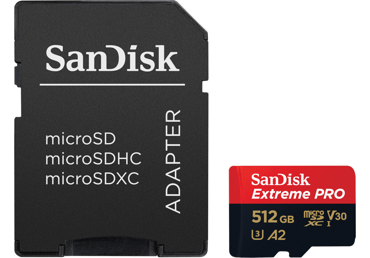 Karta pamidci SANDISK Extreme Pro microSDXC 512GB wysoka odpornosc