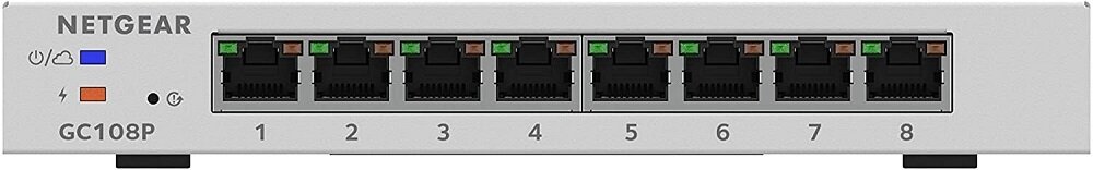 SWITCH NETGEAR GC108P - idealny do małych sieci przełącznik zarządzalny 8 portów Gigabit Ethernet