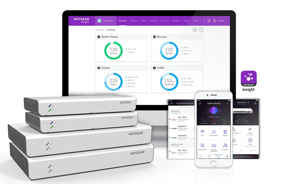 SWITCH NETGEAR GC108P - Zdalna obsługa autorska aplikacja