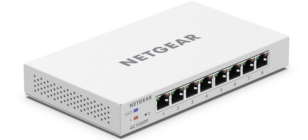 SWITCH NETGEAR GC108PP - stabilnośc i niezawodność wysoki parametr MTBF