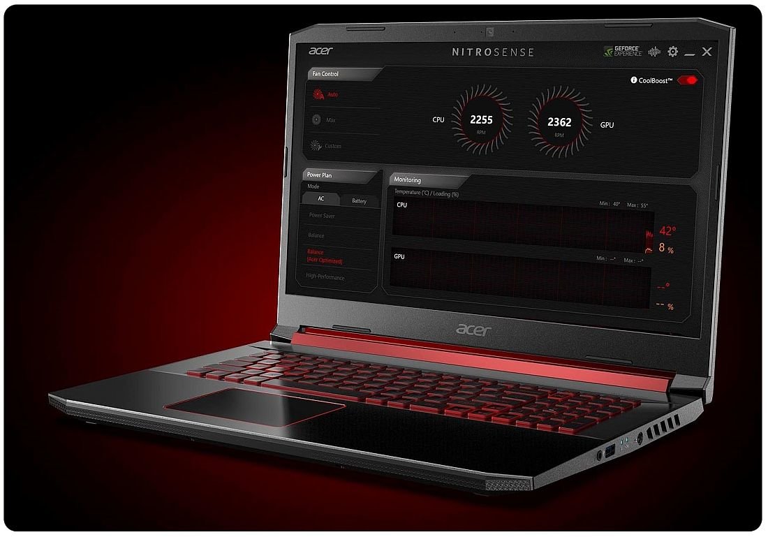 Laptop ACER Nitro 5 - System chłodzenia