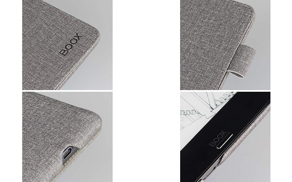 ETUI DO EBOOK READER ONYX NOVA/NOVA PRO SZARE design