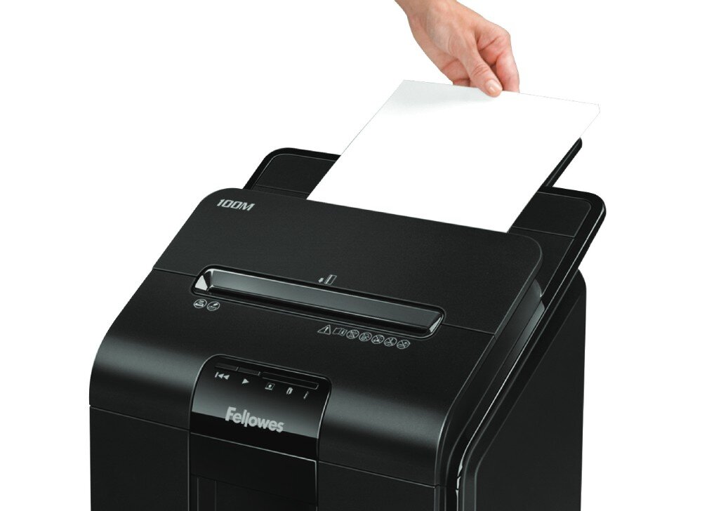 Niszczarka FELLOWES Automax 100M niszczenie szybkość tryby działanie
