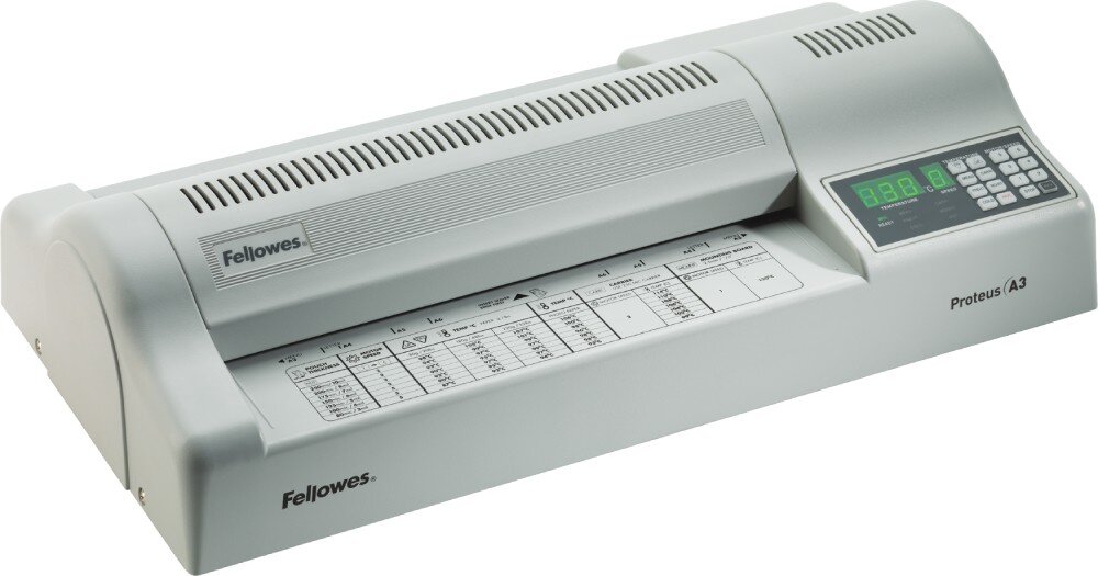 Laminator FELLOWES Proteus A3 rolki prędkość folia grubość