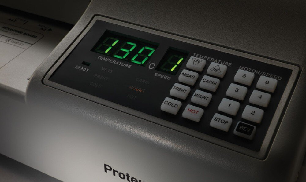 Laminator FELLOWES Proteus A3 funkcje czas nagrzewania regulacja dioda