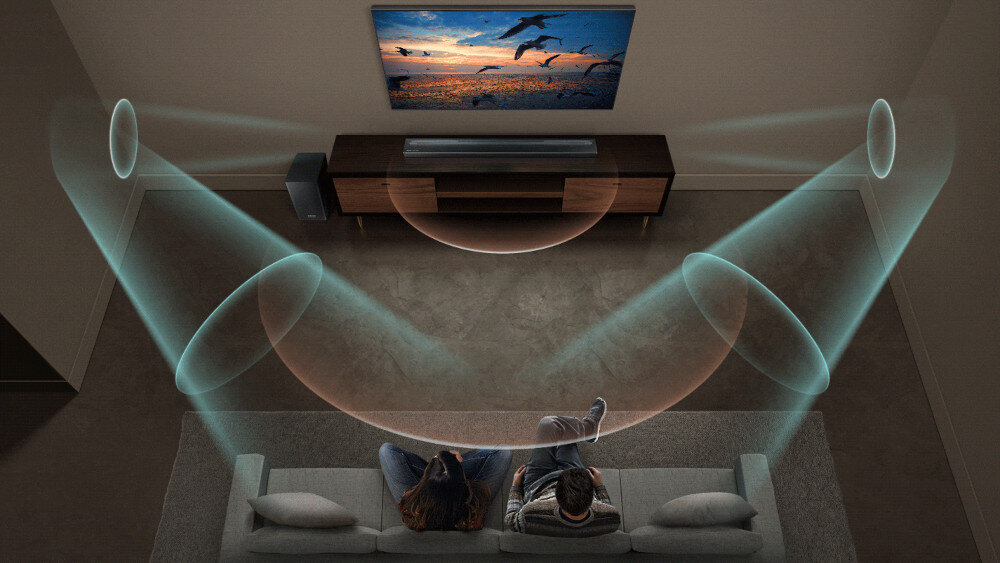 Soundbar SAMSUNG HW-Q60R - dźwięk panoramiczny