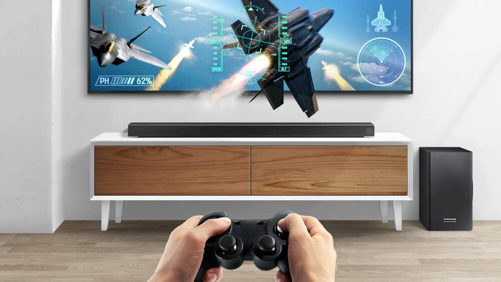 Soundbar SAMSUNG HW-Q60R - tryb gry