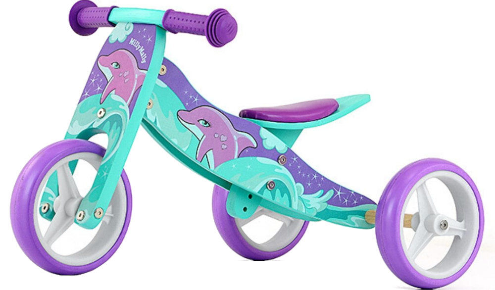 Rowerek biegowy MILLY MALLY Jake 2w1 uczy cwiczy i bawi