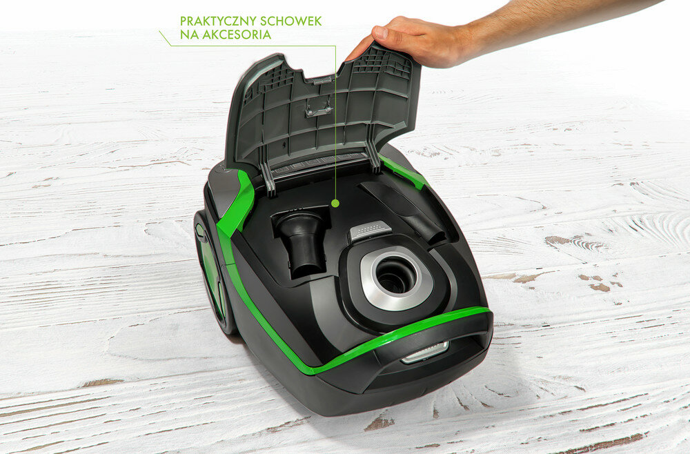 Odkurzacz MPM GreenGo 2.0 MOD-32 schowek na akcesoria