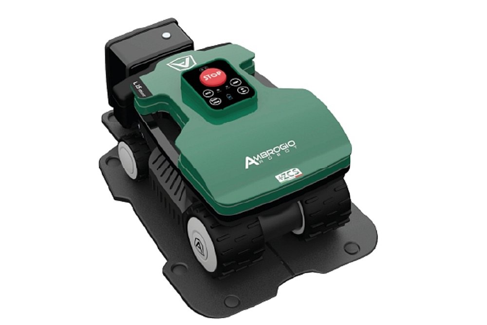 Robot koszący AMBROGIO L15 Deluxe zasilanie bateria pojemność