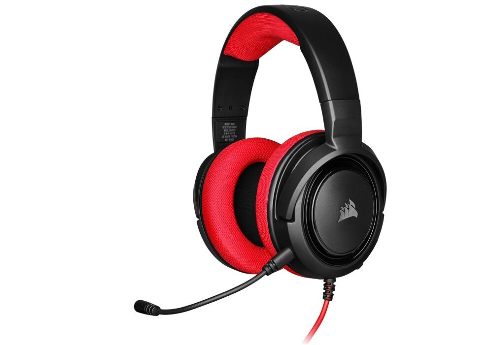 Słuchawki CORSAIR HS35 - doskonała jakośc przechwytywane dźwięku jednokierunkowy mikrofon