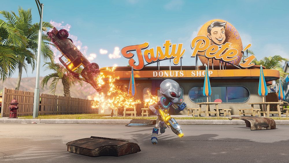 Destroy All Humans! Gra cenega koch media thq rozgrywka