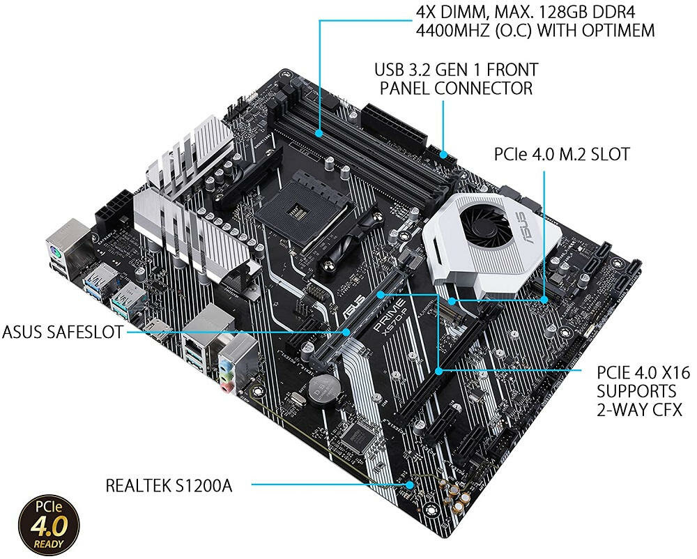 Płyta główna ASUS Prime X570-P - doskonaly dzwiek