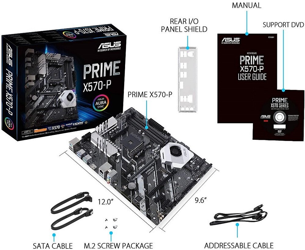 Płyta główna ASUS Prime X570-P - predkosc transferu danych